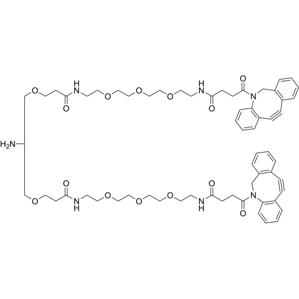 Amino-bis-PEG3-DBCO